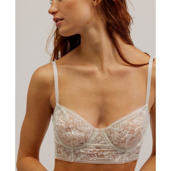 Free People Sorento Demi Longline / White - Picture 3 of 6